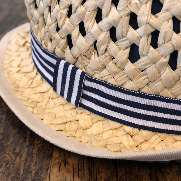 H&M Straw Summer Hats, Blue and Pink, 4-6 Months - Picture 6 of 8